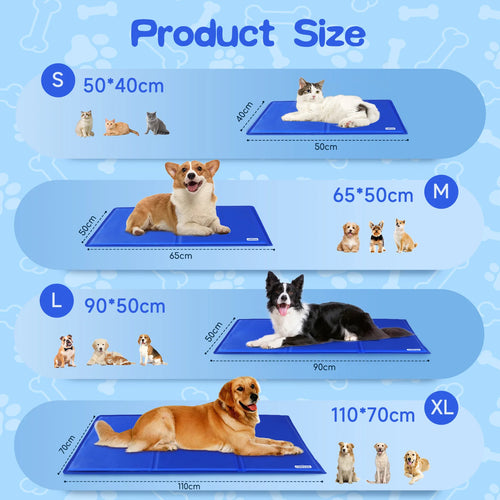 Alfombrilla Refrescante para Mascotas — Frescor Instantáneo sin Electricidad